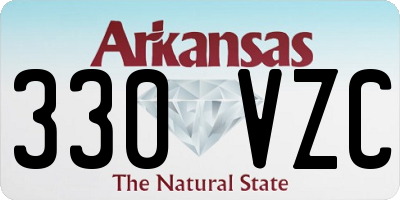 AR license plate 330VZC