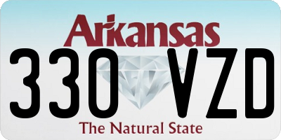 AR license plate 330VZD