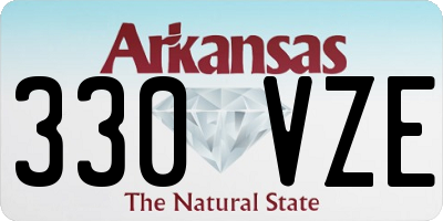 AR license plate 330VZE