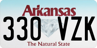 AR license plate 330VZK