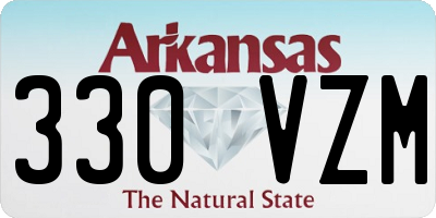 AR license plate 330VZM