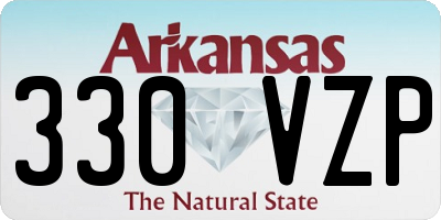 AR license plate 330VZP