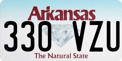 AR license plate 330VZU