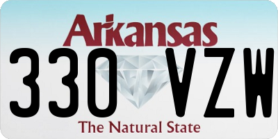 AR license plate 330VZW