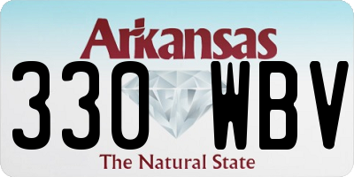 AR license plate 330WBV