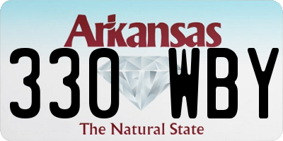 AR license plate 330WBY