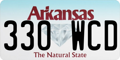 AR license plate 330WCD