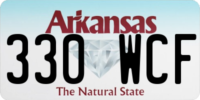 AR license plate 330WCF