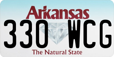 AR license plate 330WCG