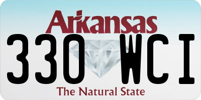 AR license plate 330WCI