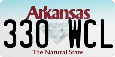 AR license plate 330WCL