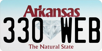 AR license plate 330WEB