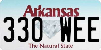 AR license plate 330WEE