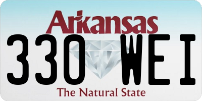 AR license plate 330WEI
