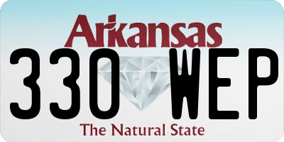 AR license plate 330WEP