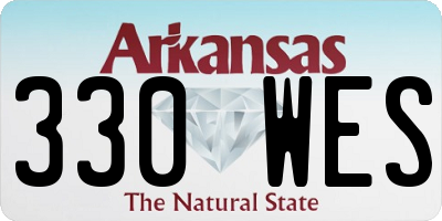 AR license plate 330WES