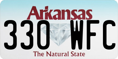 AR license plate 330WFC