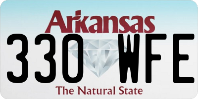 AR license plate 330WFE