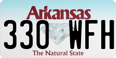 AR license plate 330WFH
