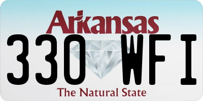 AR license plate 330WFI