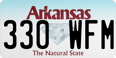 AR license plate 330WFM