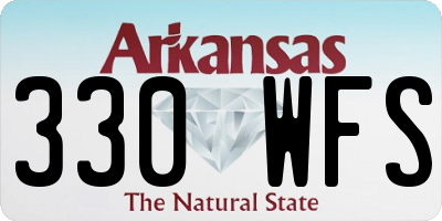 AR license plate 330WFS