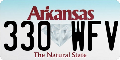 AR license plate 330WFV