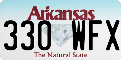 AR license plate 330WFX