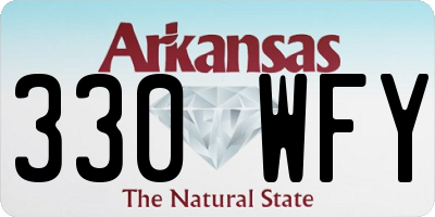 AR license plate 330WFY