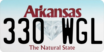 AR license plate 330WGL