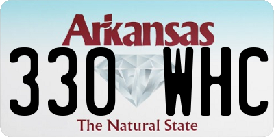 AR license plate 330WHC