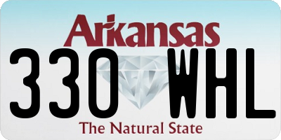 AR license plate 330WHL