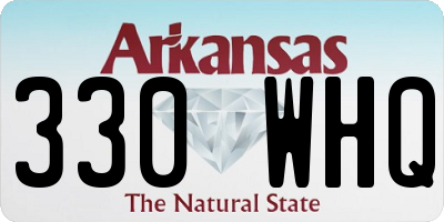 AR license plate 330WHQ