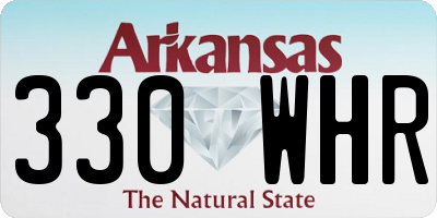 AR license plate 330WHR