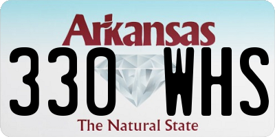AR license plate 330WHS