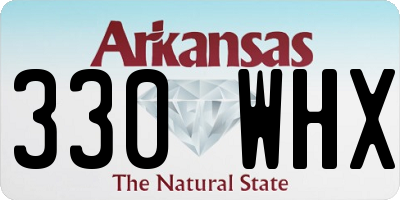 AR license plate 330WHX