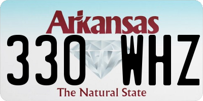 AR license plate 330WHZ