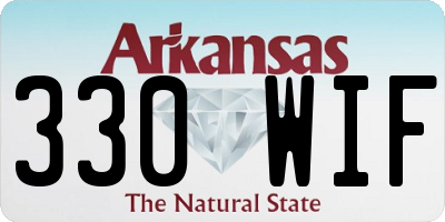 AR license plate 330WIF