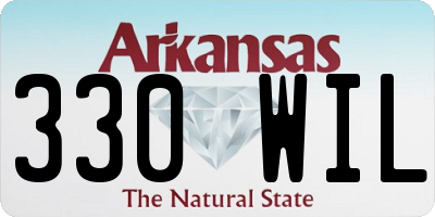 AR license plate 330WIL