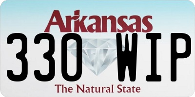 AR license plate 330WIP