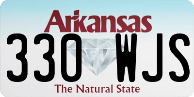 AR license plate 330WJS
