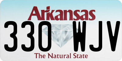 AR license plate 330WJV
