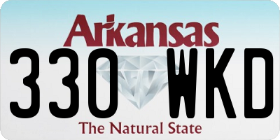 AR license plate 330WKD
