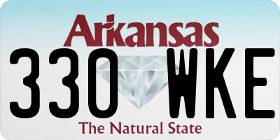 AR license plate 330WKE