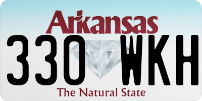 AR license plate 330WKH