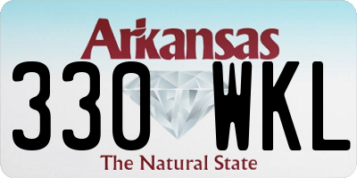 AR license plate 330WKL