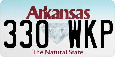 AR license plate 330WKP