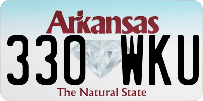 AR license plate 330WKU