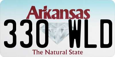 AR license plate 330WLD