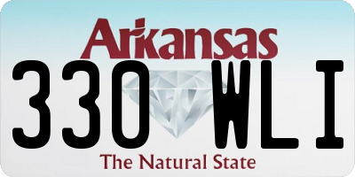 AR license plate 330WLI